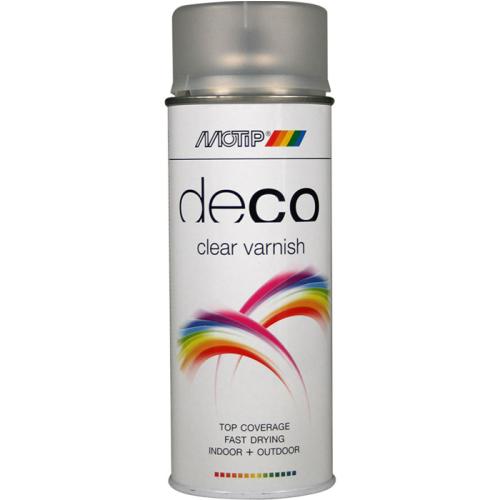 Motip deco Ral 9010 klarlak højglans 400ml.