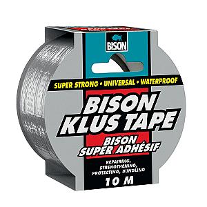 BISON, Gaffatape grå, heavy duty, 10m,