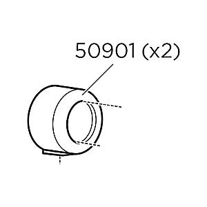 Thule plastkappe (2 stk)
