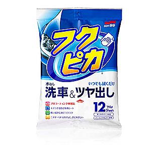 Soft99 Fukupika Wash & Wax 12 stk. wipes