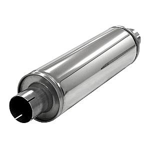 Rustfri lyddæmper Slim 2.5 tommer