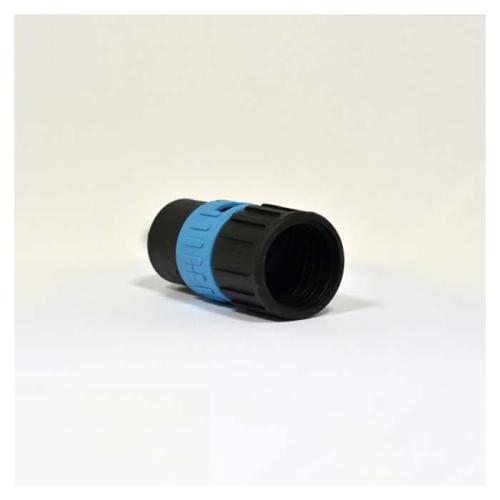 Threaded rubber hose fitting hose Ø:29 mm, flow gauge