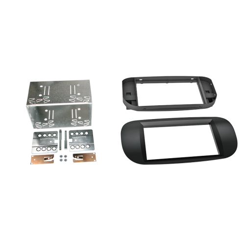 2-DIN kit Fiat 500 05-> sort