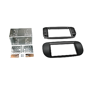 2-DIN kit Fiat 500 05->  sort