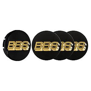 BBS 3D Centerkapsel sort 58071070.4