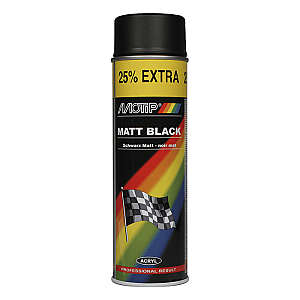 Motip Universallak sort mat 500ml.