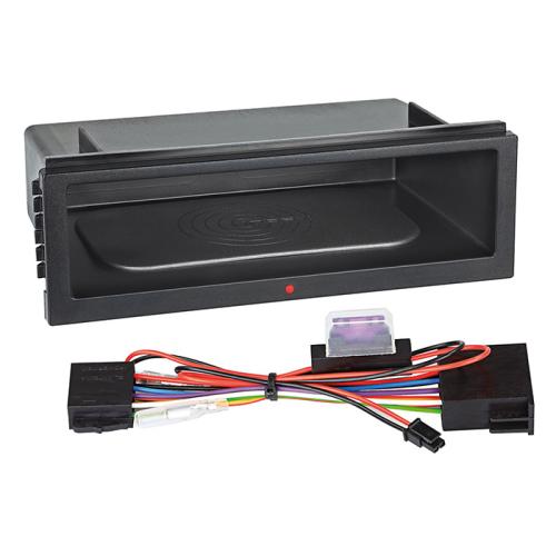 Qi Trådløs lader 2-DIN frame 1-DIN facia plate VW
