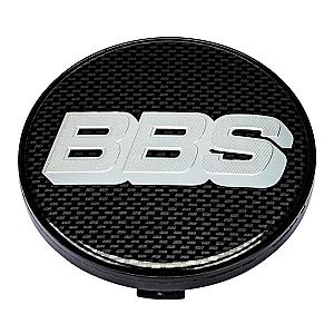 BBS centerkapsel ø 56 mm sølv/sort