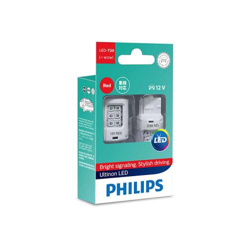 Led w21 red ulr 12v x2