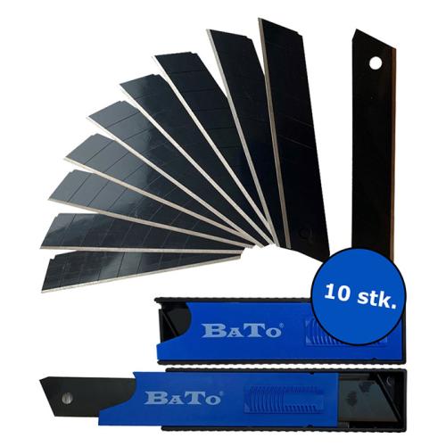 Bato knivblade bræk-af 18mm. Black Ultra Skarp