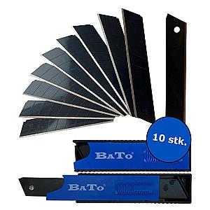 Bato knivblade bræk-af 18mm. Black Ultra Skarp