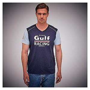 Gulf Racing T-Shirt Navy V-neck S