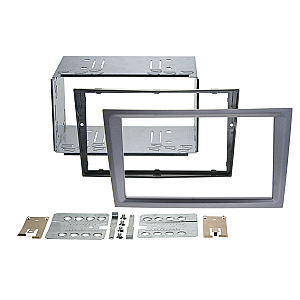 2-DIN kit div. Opel charcoal metal