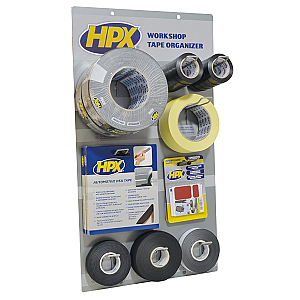 HPX værkstedssortiment i display