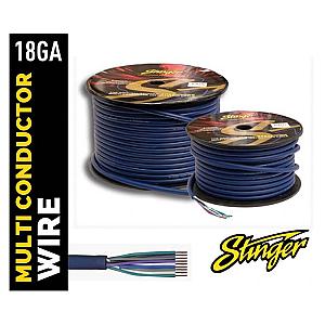 Stinger 9-ledet højttalerkabel 30,5m rulle