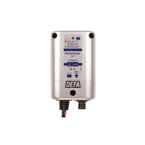 DEFA marinecharger 12v 1 x 7a schuko
