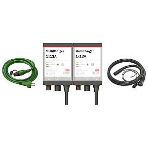 DEFA multicharger kit 12v 2x12a