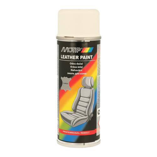 Motip læder og vinyl maling RAL9010 200ml