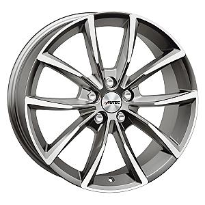 AUTEC ASTANA Titanium Silver Polished 8x18 ET39 5/112/66,5