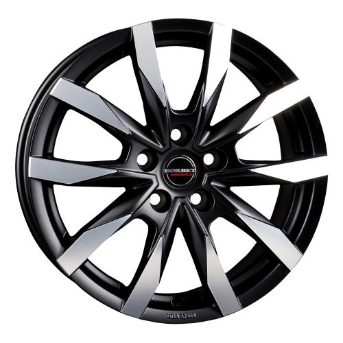 BORBET CW5 Black polished matt 7,5x18 ET53 5/118/71,1