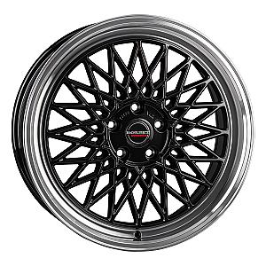 BORBET B Black rim polished 8x18 ET35 5/112/66,5