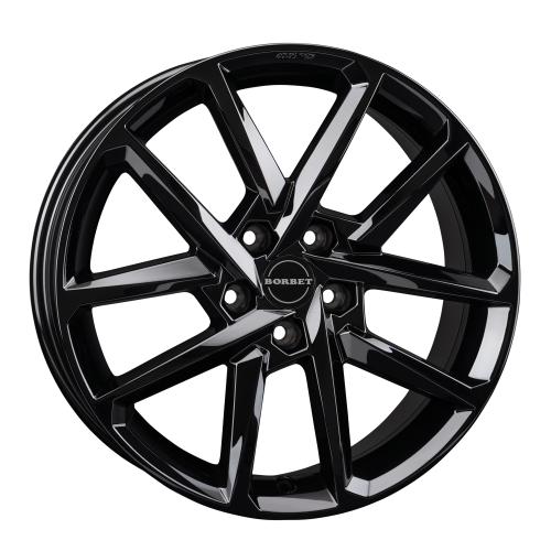 BORBET N Black glossy 8x18 ET50 5/108/63,4
