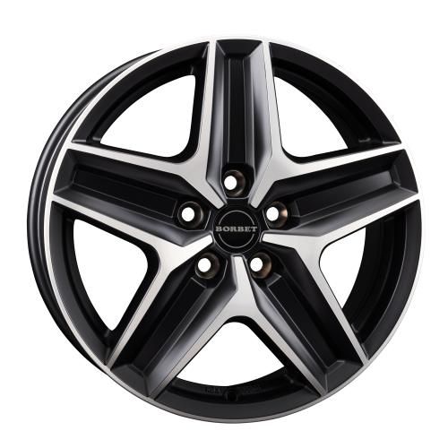 BORBET CWZ Black polished matt 7,5x18 ET53 5/118/71,1