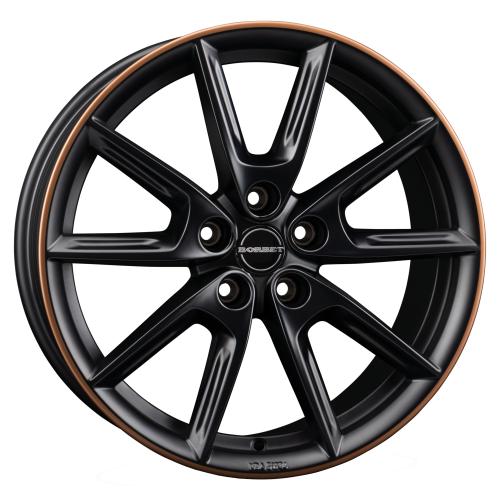 BORBET LX18 Black matt rim copper 8x18 ET44 5/112/57,1