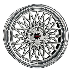 BORBET B Silver rim polished 8x17 ET45 5/112/66,5