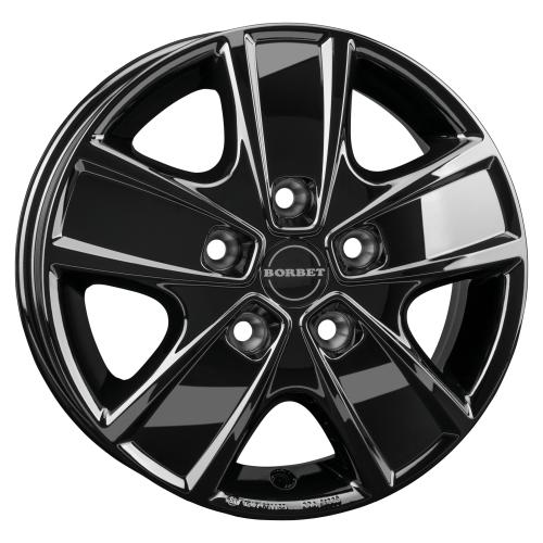BORBET CWG Black glossy 6x16 ET68 5/130/78,1