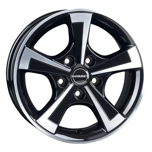 BORBET CWT Black polished glossy 6x15 ET30 5/112/66,5