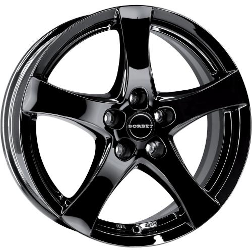 BORBET F Black glossy 6x15 ET35 4/100/64