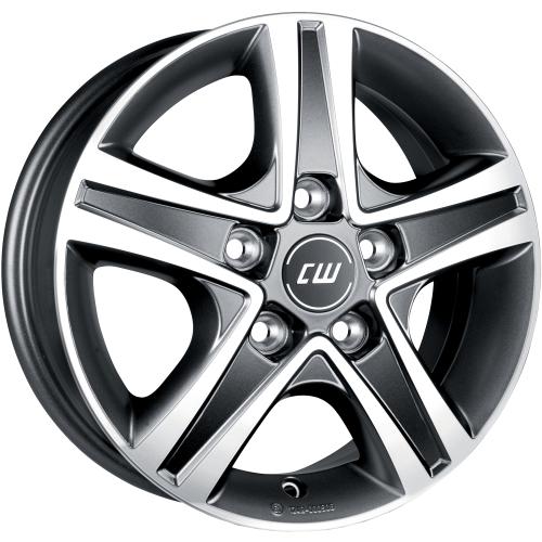 BORBET CWD Mistral anthracite glossy polished 7x17 ET45 5/114,3/66,1
