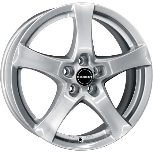 BORBET F Brilliant silver 6x15 ET40 4/100/64