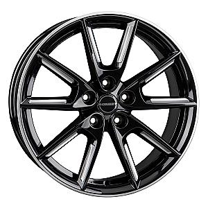 BORBET LX18 Black matt silver spoke rim 8x18 ET40 5/112/66,6