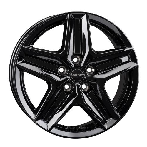 BORBET CWZ Black glossy 7,5x18 ET43 5/120/65,1