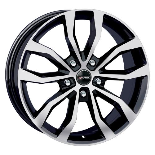 AUTEC UTECA Black Polished 8,5x19 ET40 5/114,3/70