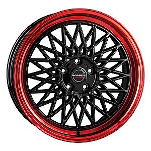 BORBET B Black rim red 8x18 ET45 5/112/66,5