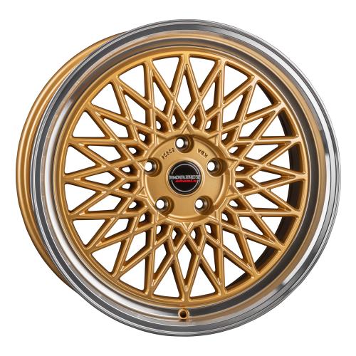 BORBET B Gold rim polished 8,5x19 ET40 5/114,3/72,5