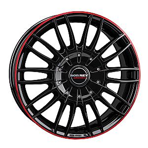 BORBET CW3 Black Glossy Red Ring 7,5x18 ET43 5/120/65,1