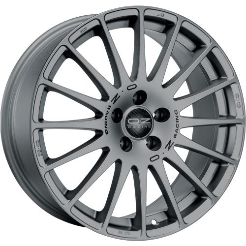 OZ SUPERTURISMO GT GRIGIO CORSA BLACK LETTERING 8x19 ET40 5/120/64,12