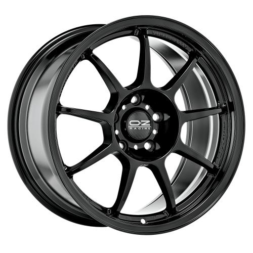OZ ALLEGGERITA HLT 5F GLOSS BLACK 9x18 ET43 5/130/71,5