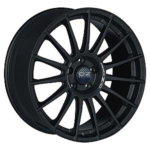 OZ SUPERTURISMO LM MATT BLACK SILVER LETTERING 8,5x19 ET44 5/112/75