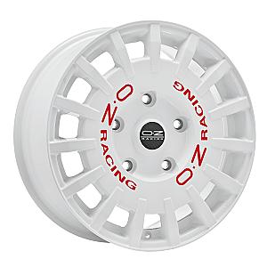 OZ RALLY RACING VAN RACE WHITE RED LETTERING 7,5x18 ET48 5/160/65,1