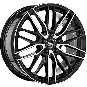 MSW MSW 72 GLOSS BLACK FULL POLISHED 7x17 ET45 5/114,3/73