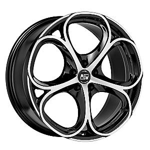 MSW MSW 82 GLOSS BLACK FULL POLISHED 8x18 ET40 5/110/65,1