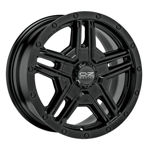 OZ RALLY ADVENTURE MATT BLACK 8x17 ET37 6/114,3/66,1