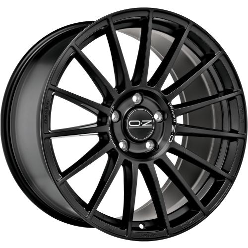 OZ SUPERTURISMO DAKAR MATT BLACK SILVER LETTERING 10x22 ET36 5/130/84