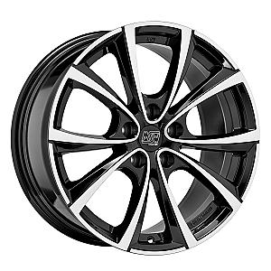 MSW MSW 27T GLOSS BLACK FULL POLISHED 8,5x19 ET35 5/114,3/64,12