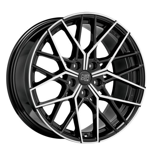 MSW MSW 74 GLOSS BLACK FULL POLISHED 8,5x18 ET50 5/120/72,6